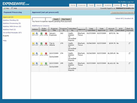 Simplify expense reimbursement processing